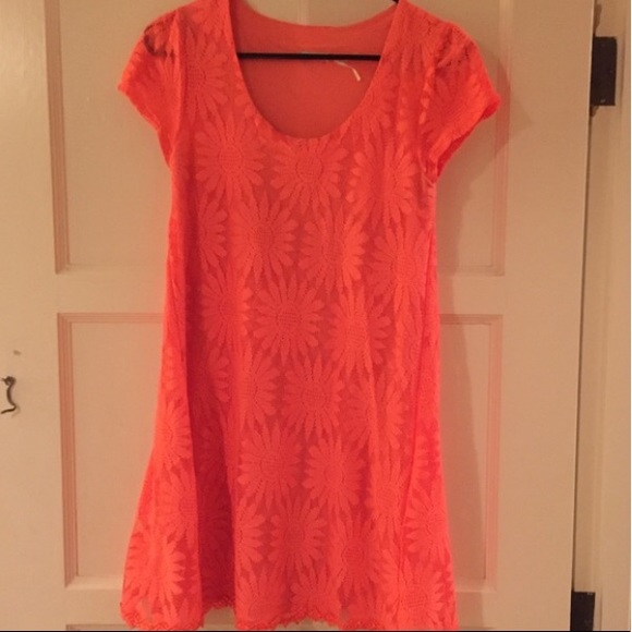 😘Kimchi Blue Knit Floral Lace Trapeze - Picture 5 of 5